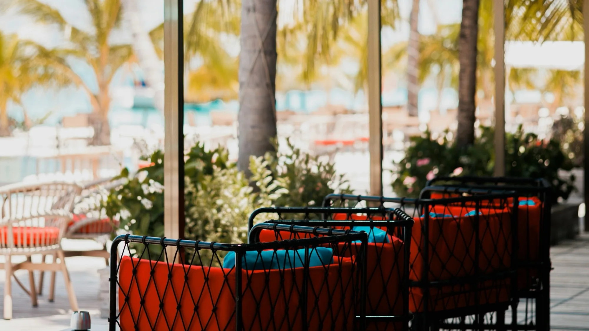 Boutique hotel terrace